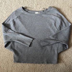 Grey Long Sleeve Sweater